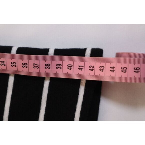 Ralph Lauren Women's Black & White Striped Scoop Neck T-Shirt Size S/P Cotton - Picture 10 of 10